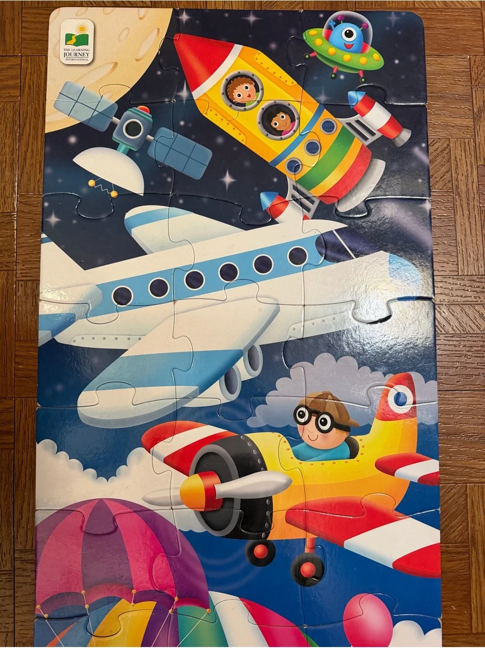 The Learning Journey Up in the Air Kids 5 Foot Tall Puzzle 50+ Pieces 3-6 years